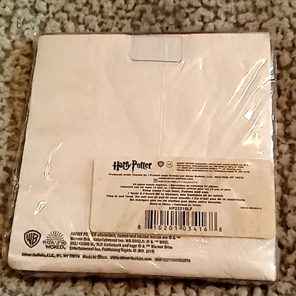 Harry Potter discontinued 24 ct Party Napkins